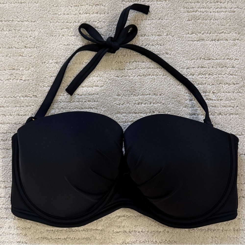 Victoria's Secret Black strapless Bikini Top